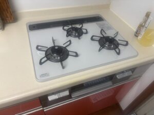コンロ取付施工写真(AQSENT施工)